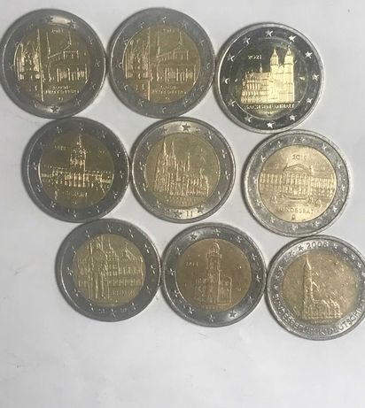 moedas 2€ comemorativas alemanha