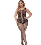 B006 bielizna erotyczna PLUS SIZE bodystocking body komplet XL/6XL