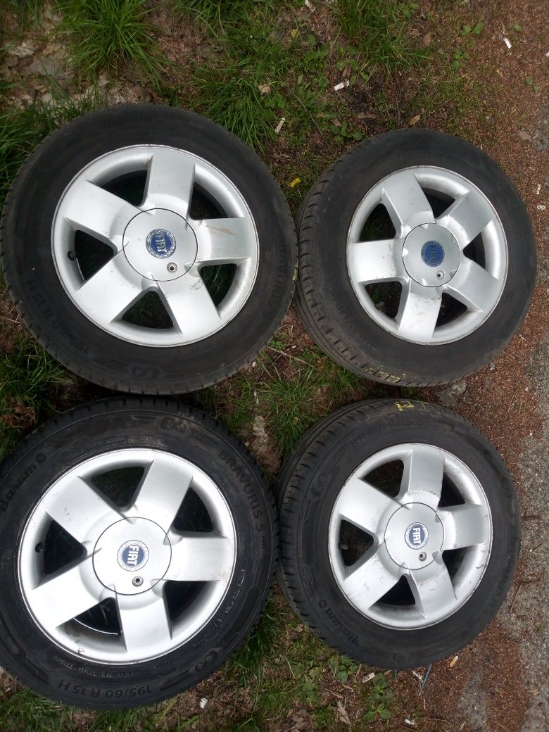 Alufelgi Punto Grande 15 4x100 koła 195 60 Wysyłka Tanio
