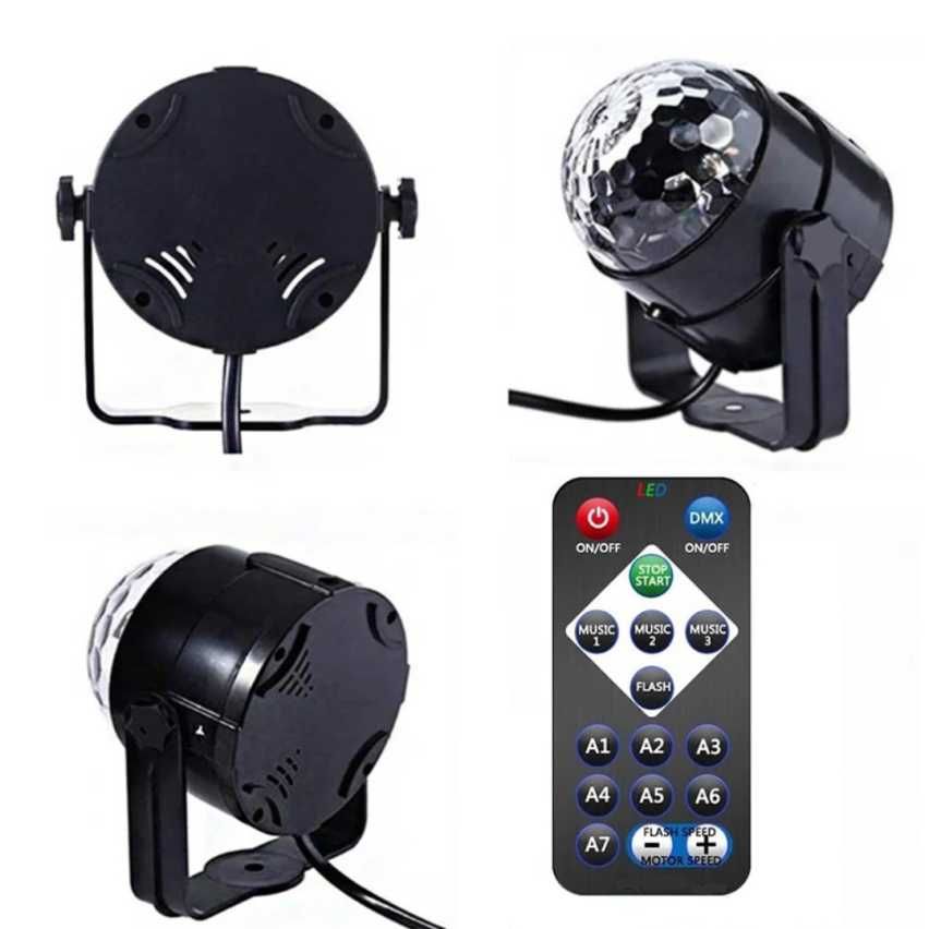 Luz Led com Sensor de Som e Comando