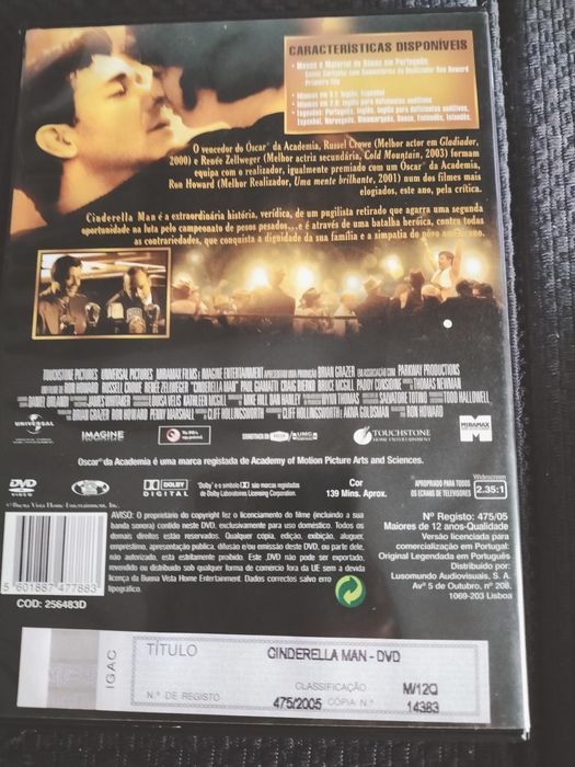 Russell Crowe - Master and Commander e Cinderela Man