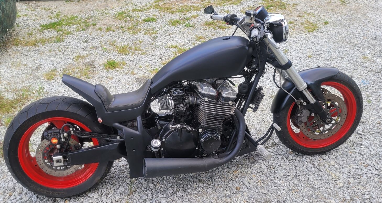 Motocykl Symuzuki GSX1100EF 1984r., BOBBER, CUSTOM , PRZEROBION