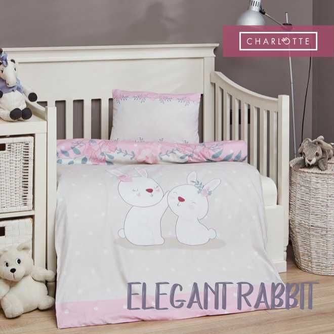Комплект постільної білизни в дитяче ліжечко Charlotte Baby 100х150