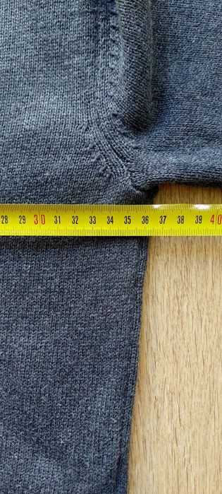 H&M r.110-116 szary sweterek z misiem, Christmas, Boże Narodzenie