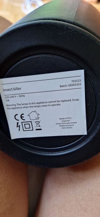 Lampa przeciw komarowa