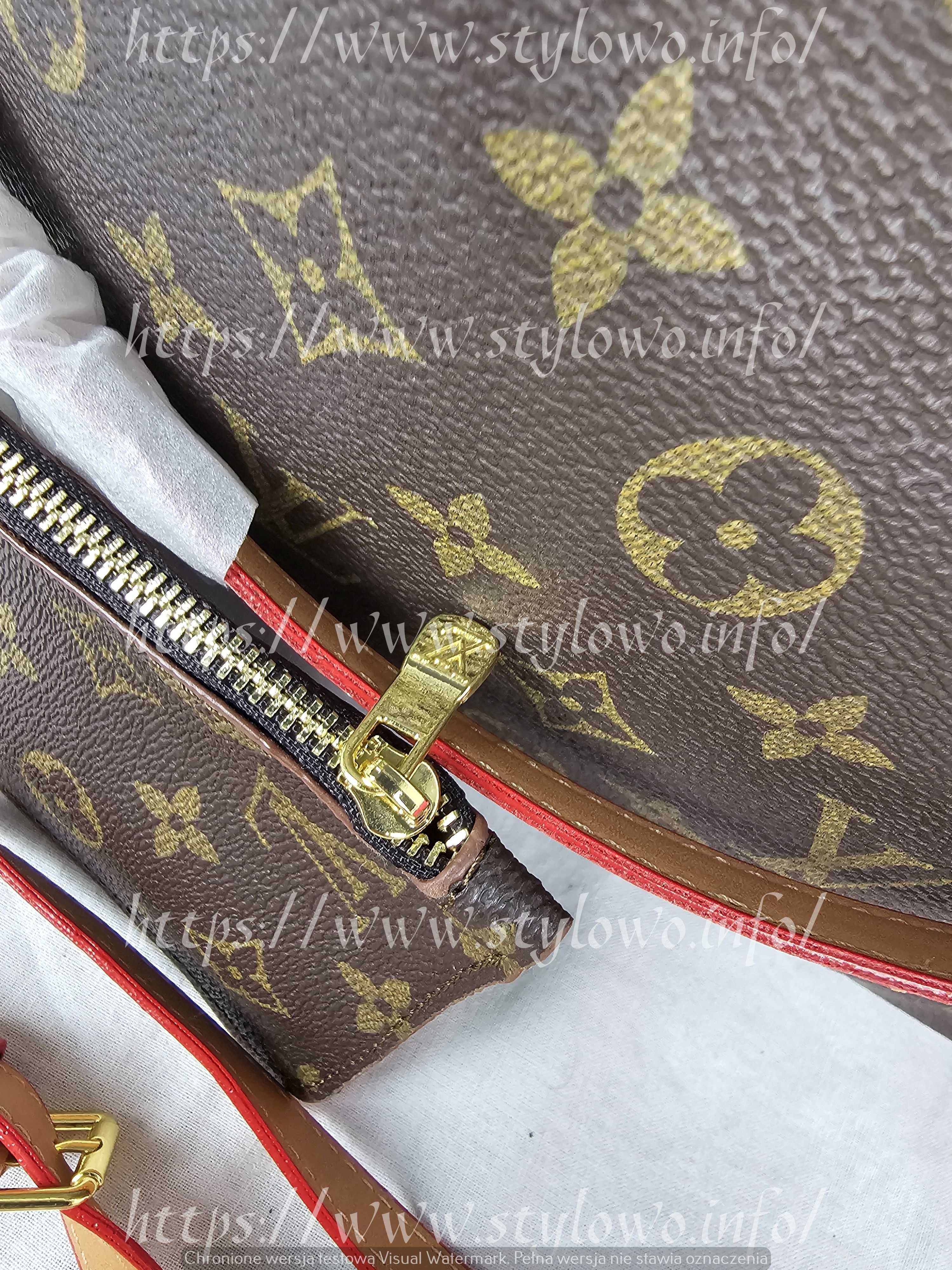 Torba worek Torebka damska Louis Vuitton kuferek brazowy