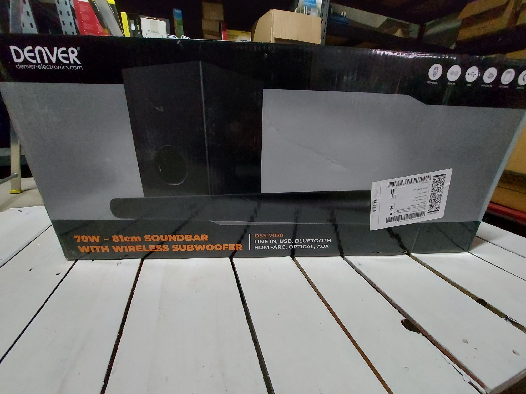 Denver Soundbar z subwooferem DSS 7020 Powystawowe