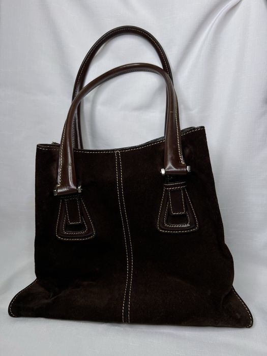 Замшева сумка vera pelle Італія