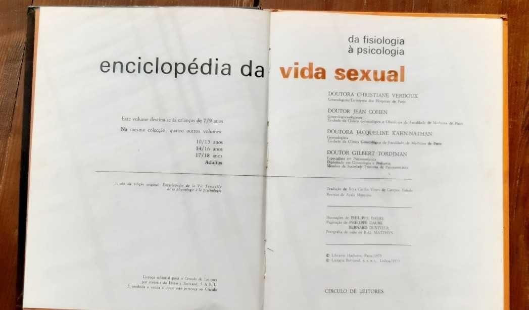 Enciclopedia da Vida Sexual, 7/9 anos. 1976