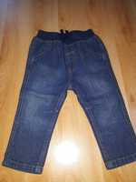 Spodnie jeansowe George 6-9 miesięcy