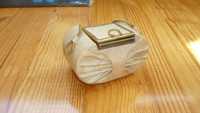 Bolsa de Senhora com Caixa de Pó de Arroz - Vintage