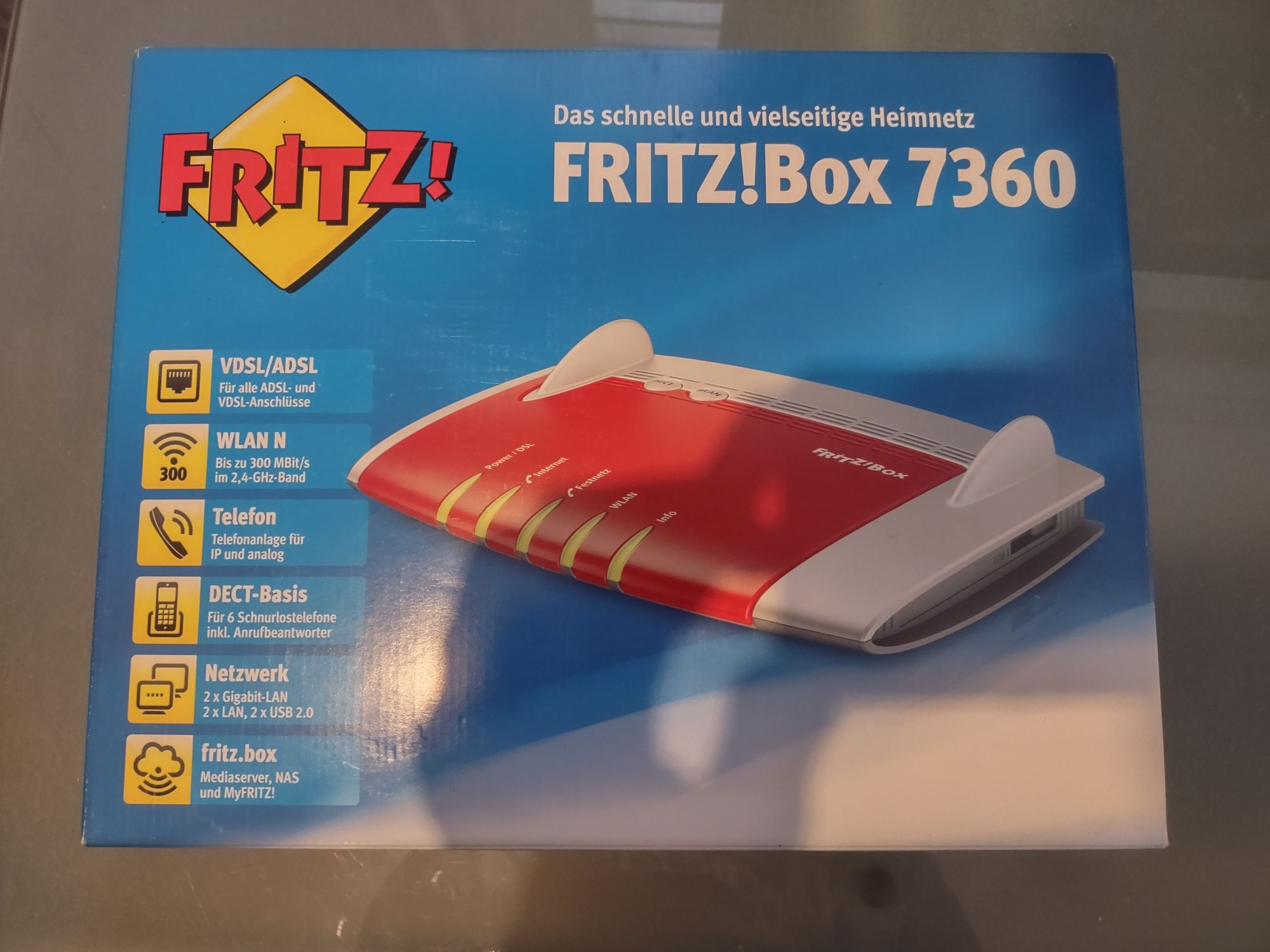 Router AVM FRITZ Box 7360 USB Fon WLAN