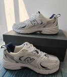 New Balance530_White Sneakersy Damskie_Moda Solidne 43