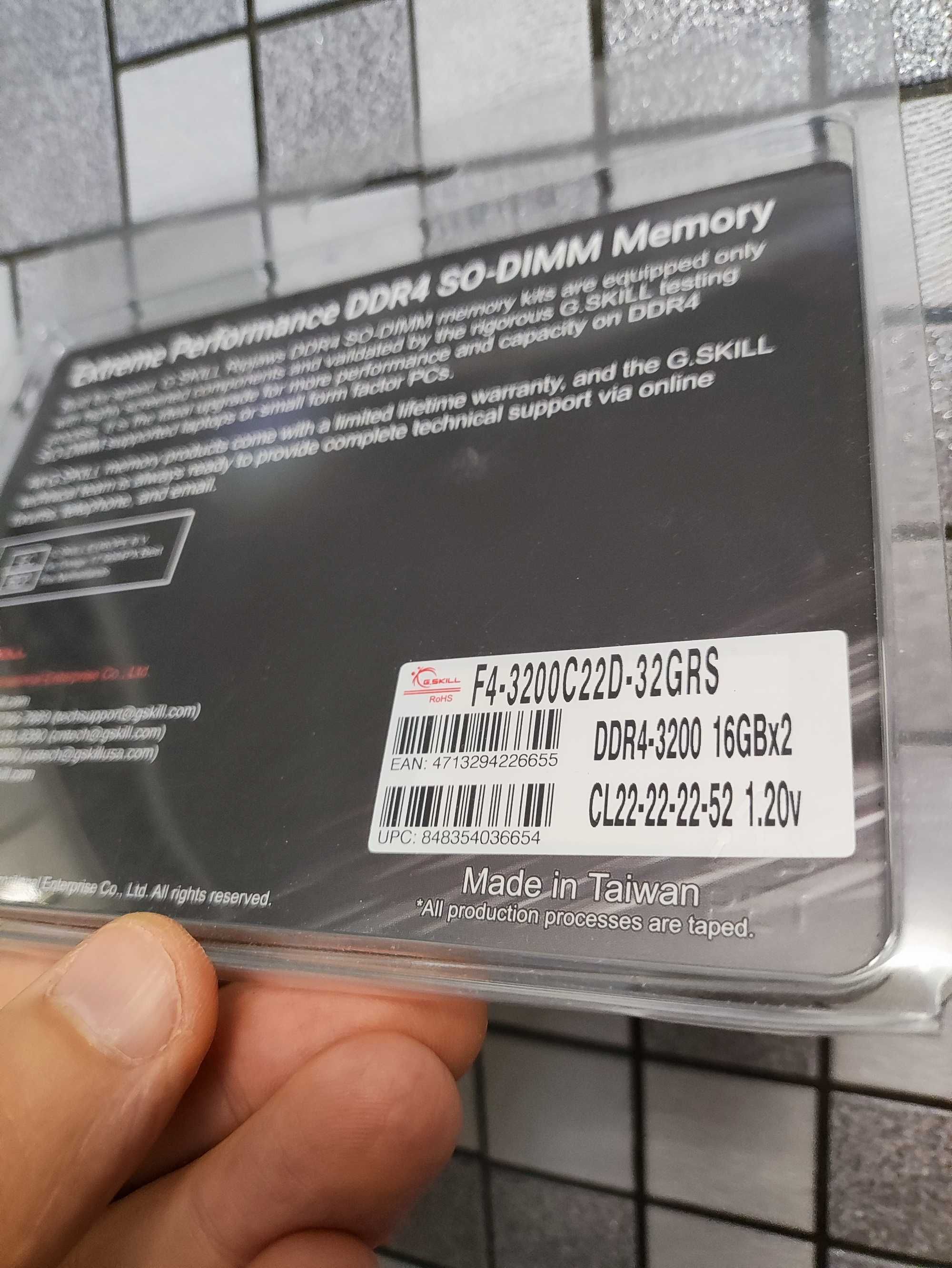 Память 32 Gb DDR4-3200 So-Dimm (2х16)