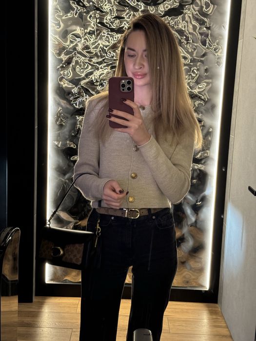 Джинси чорні Mango 32 розмір