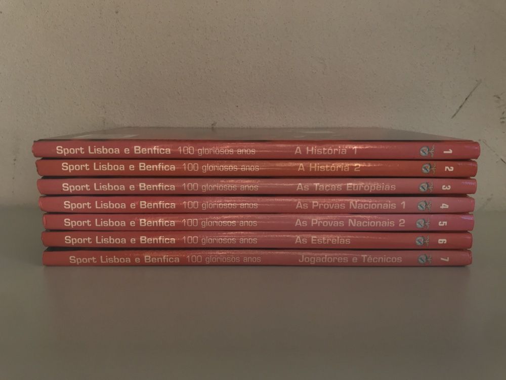 Coleção Livros Benfica 100 Gloriosos Anos