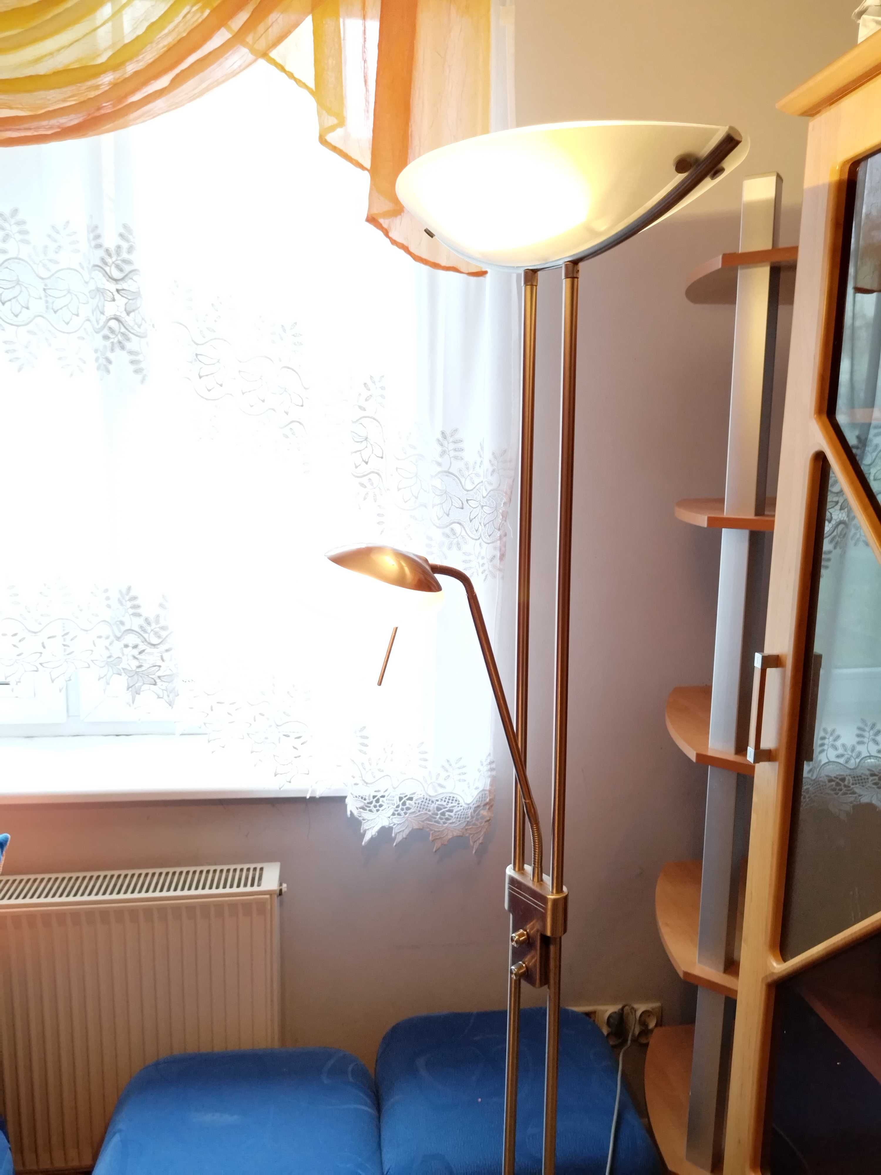 Lampa stojąca metalowa