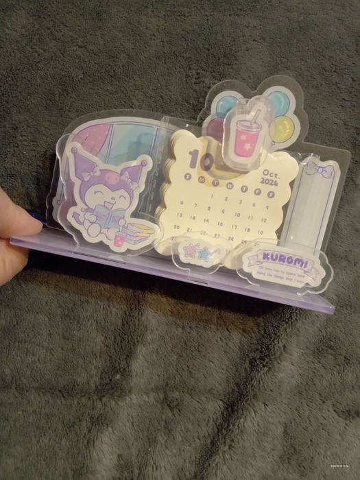 Nowy 2025 organizer kalendarz kuromi