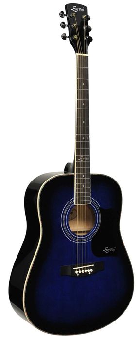 Gitara akustyczna Ever Play AP-400 BLB + pokrowiec + tuner + 3 kostki