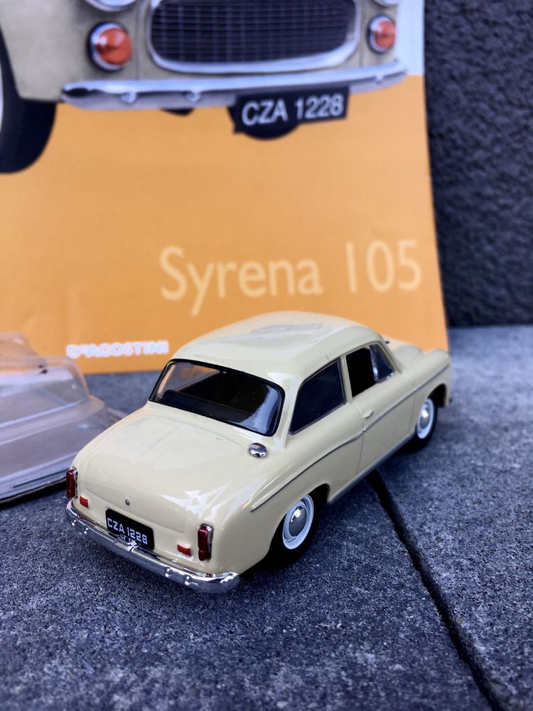 Czasopismo-SYRENA 105-auta PRL,model,autka,kolekcja,deagostini