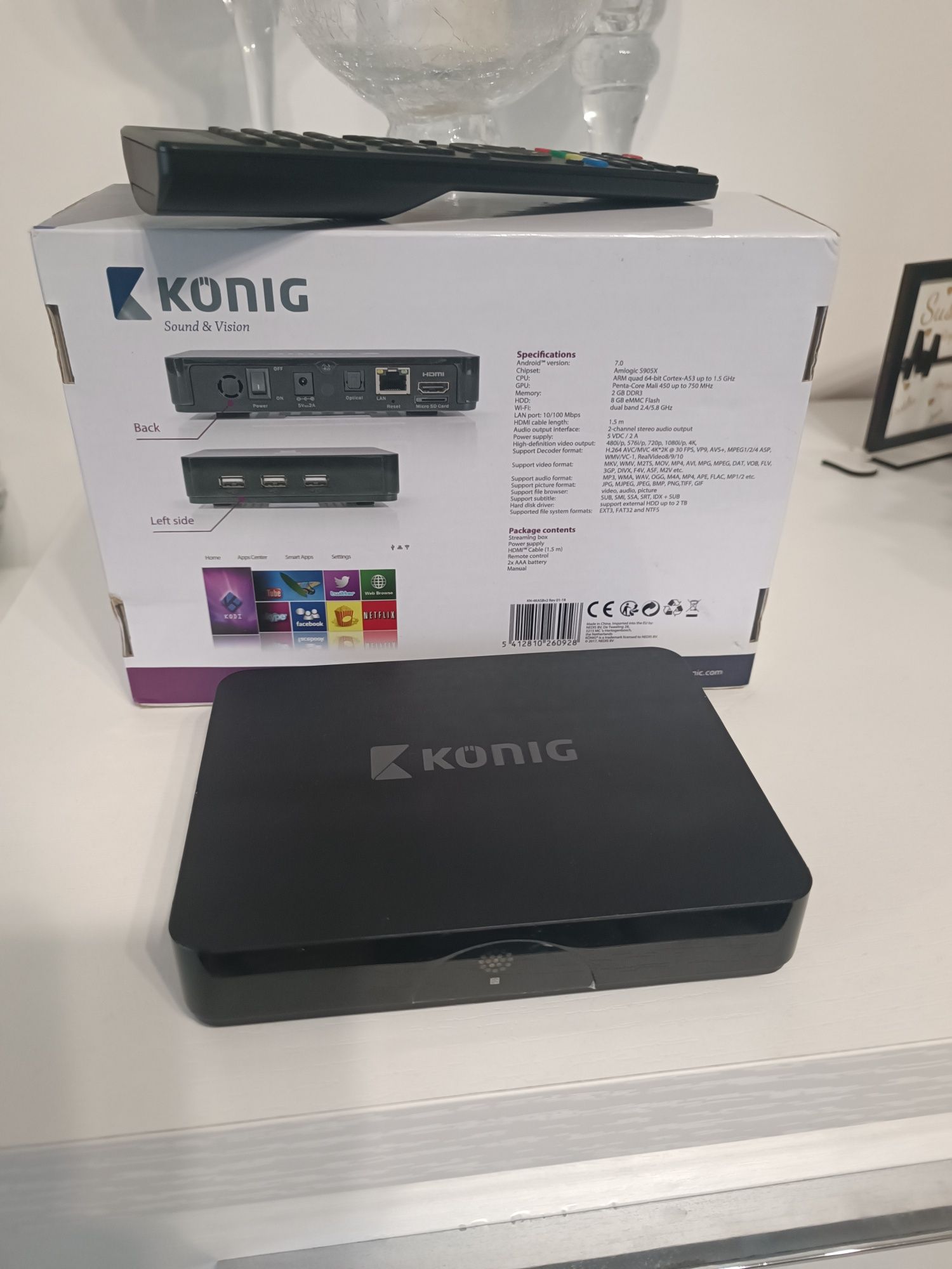 Box Android UHD 4K 5g