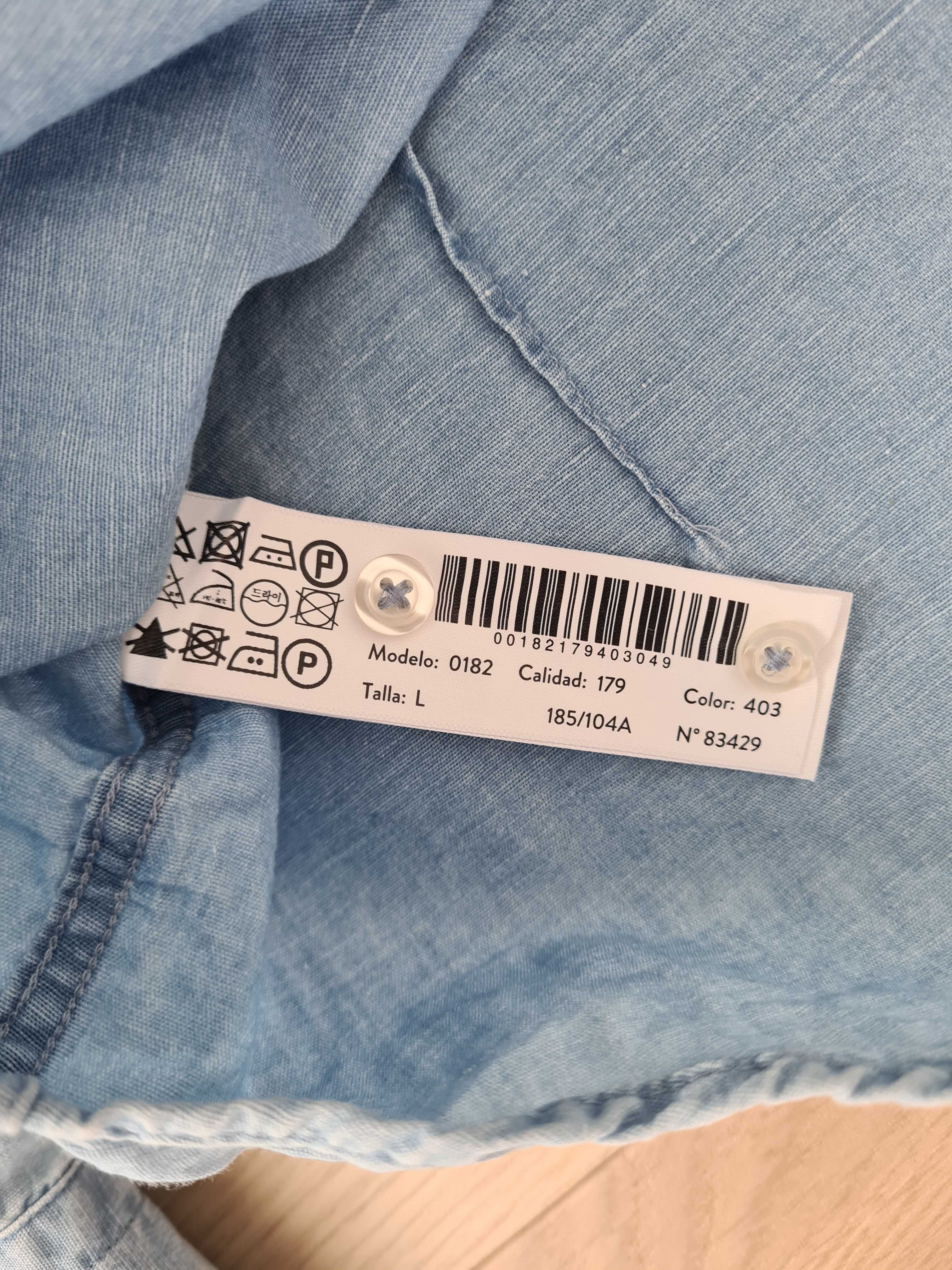 Koszula męska Massimo Dutti slim fit rozmiar L