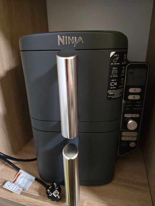 Airfryer Ninja Double Stack XL 9,5L 2 komory Pionowy Gwarancja