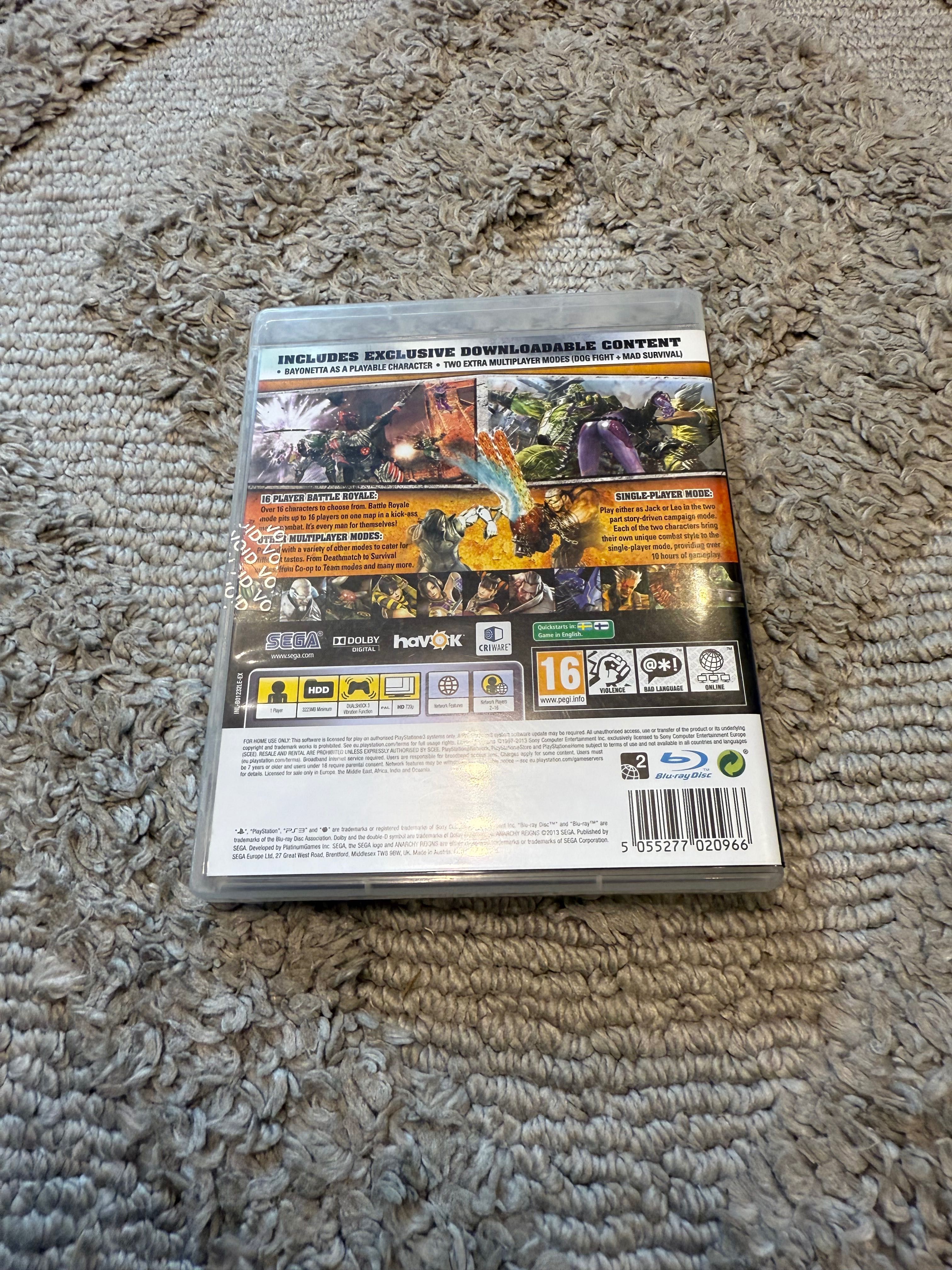 anarchy reigns ps3