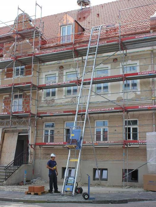 Drabina wciągarka winda dekarska GEDA LIFT 250 kg-wynajem/wypożyczenie