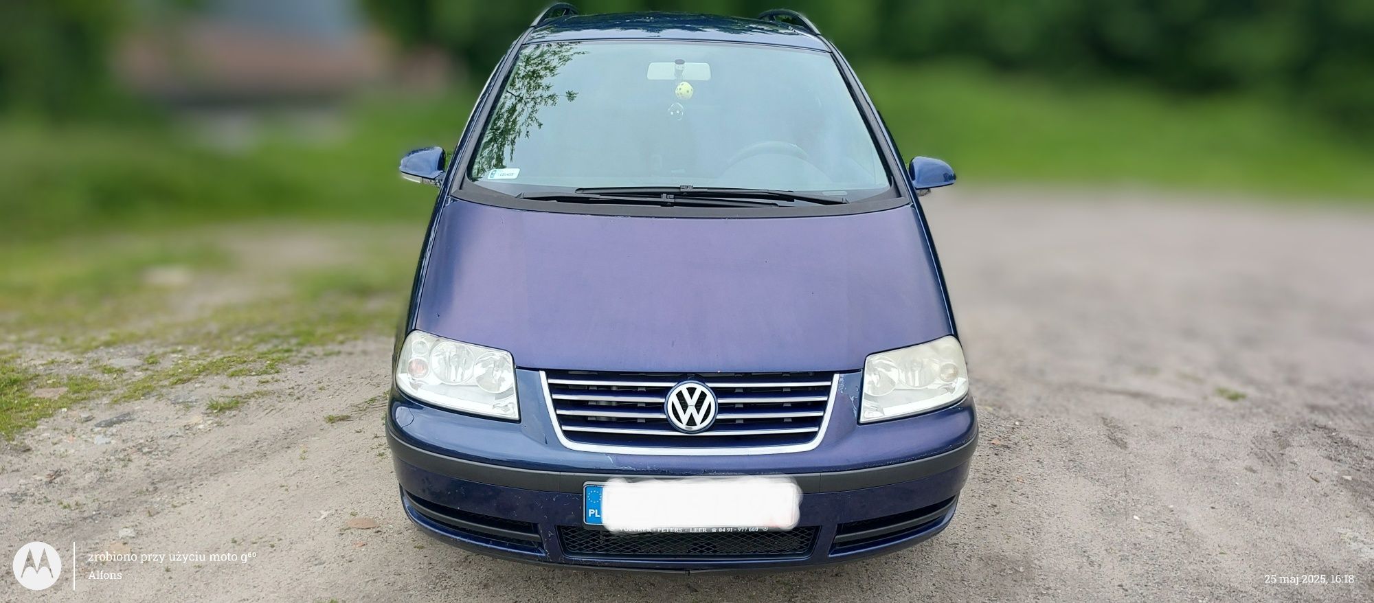 VW Sharan 1.9 TDI Automat • Jeździ  • Do poprawek • 7 os