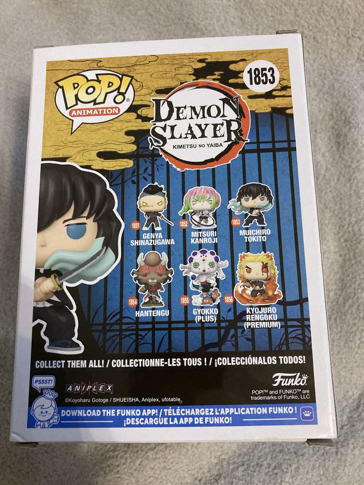 Funko pop MUICHIRO TOKITO 1853 zobacz inne popy