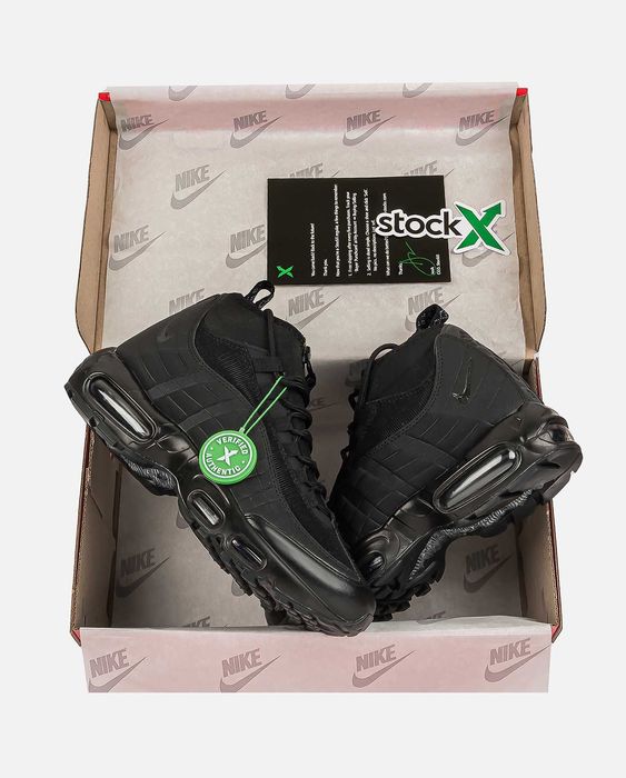 Мужские зимние кроссовки Nike Air Max 95 Sneakerboot "Black" 40-45