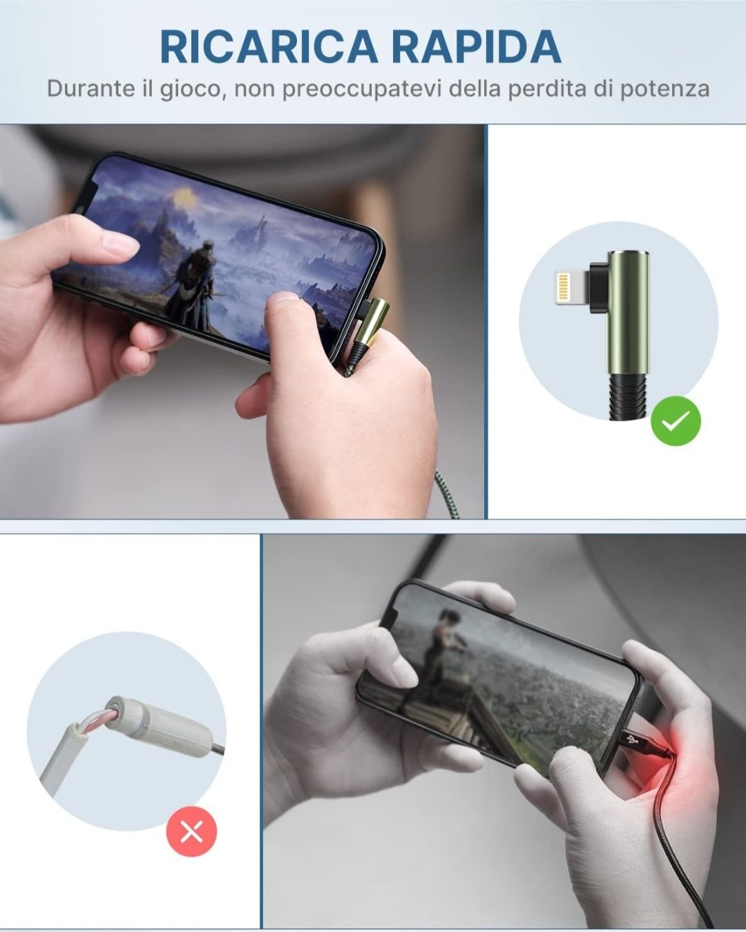 Pieces 2 Metres Right Angle Lightning USB Charger Cable?