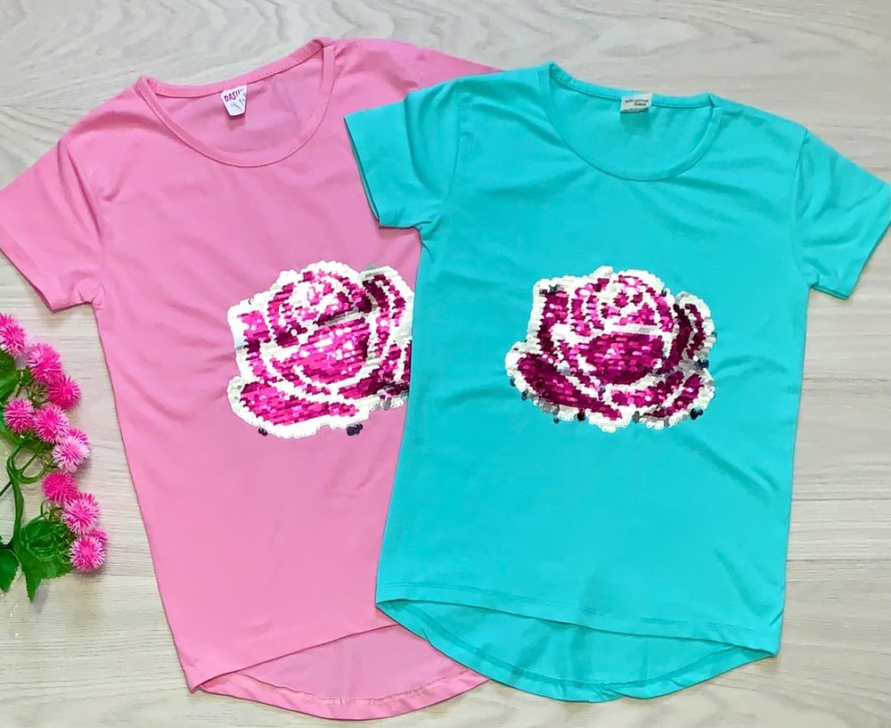 Трикотажные футболки для девочки , Турция
