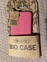 Bio etui iPhone 6 7 8 nowe róż