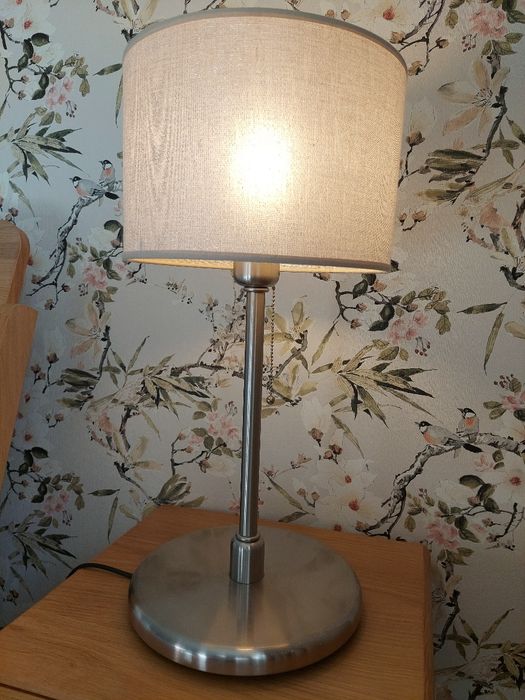 Candeeiro inox ligar com corda elegante