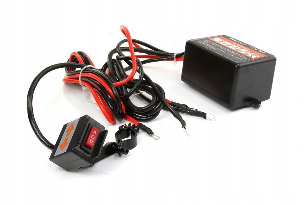 Wyciągarka Wciągarka Elektryczna 12V 2500Lbs Rolki + Zdalny Pilot