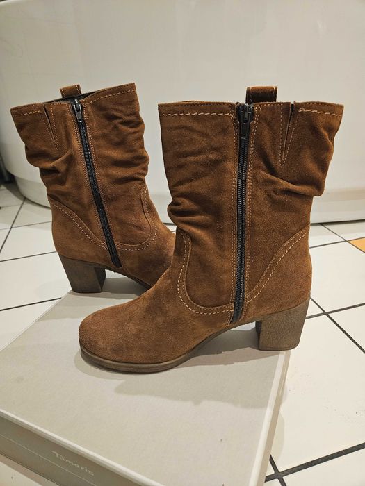 Zimowe kozaki Tamaris rozm. 40 Ocieplane