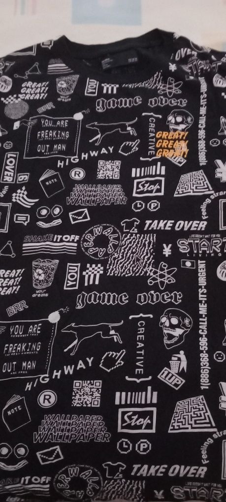 Camisola com desenhos