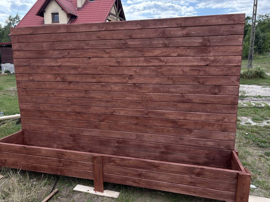 Pergola/ścianka z donicą