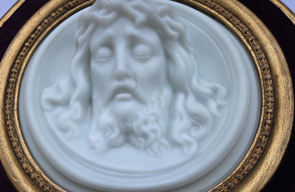 Jezus Chrystus obraz rzeźba szkło