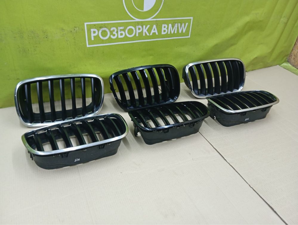 Ноздри капота BMW X5 E70 E71 Решетки  БМВ Х5 Е70 Е71 решітка радіатора