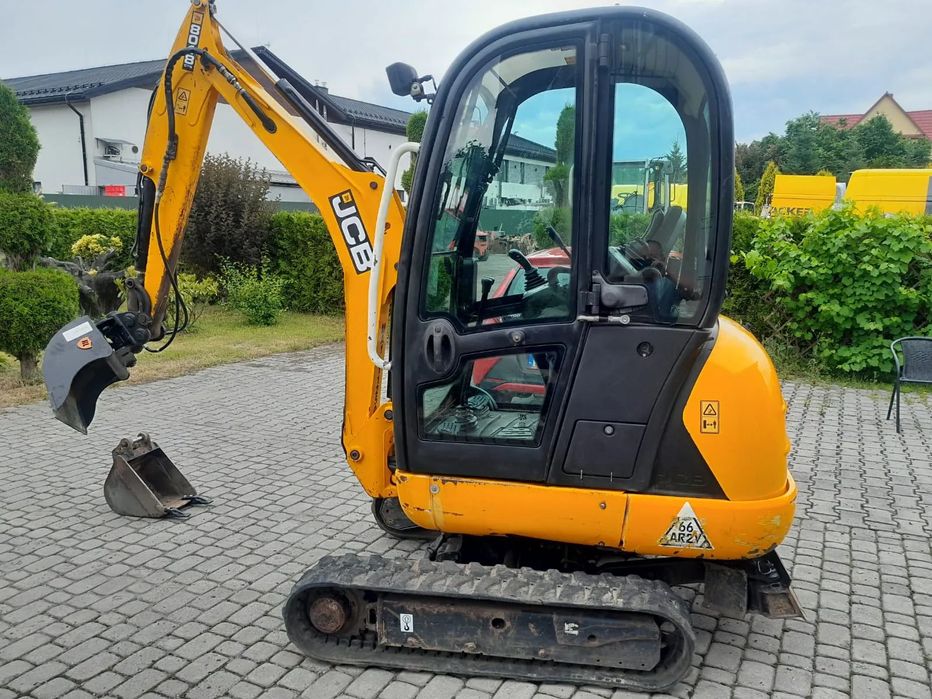 JCB 8018 2017r. 1490mtg  koparka mini koparka gąsienicowa, łyżka hydrauliczna skandynawska.