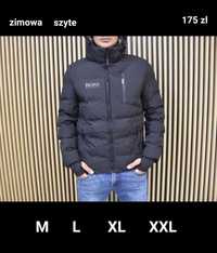 Nowa kurtka Męska Zimowa Szyte logo M L XL XXL różne modele.