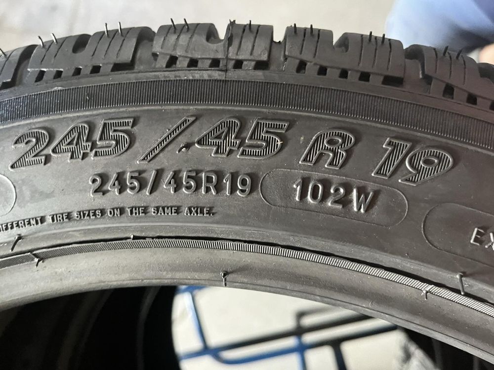 275/40/19+245/45/19 R19 Michelin Pilot Alpin PA4 4шт нові зима