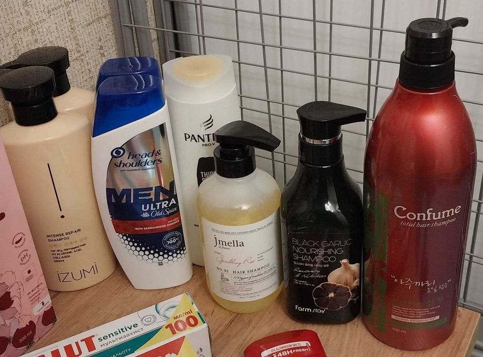 Средства гигиены новые.