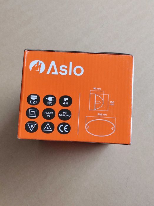 Plafon candeeiro aplique oval parede exterior branco opalino (novo)