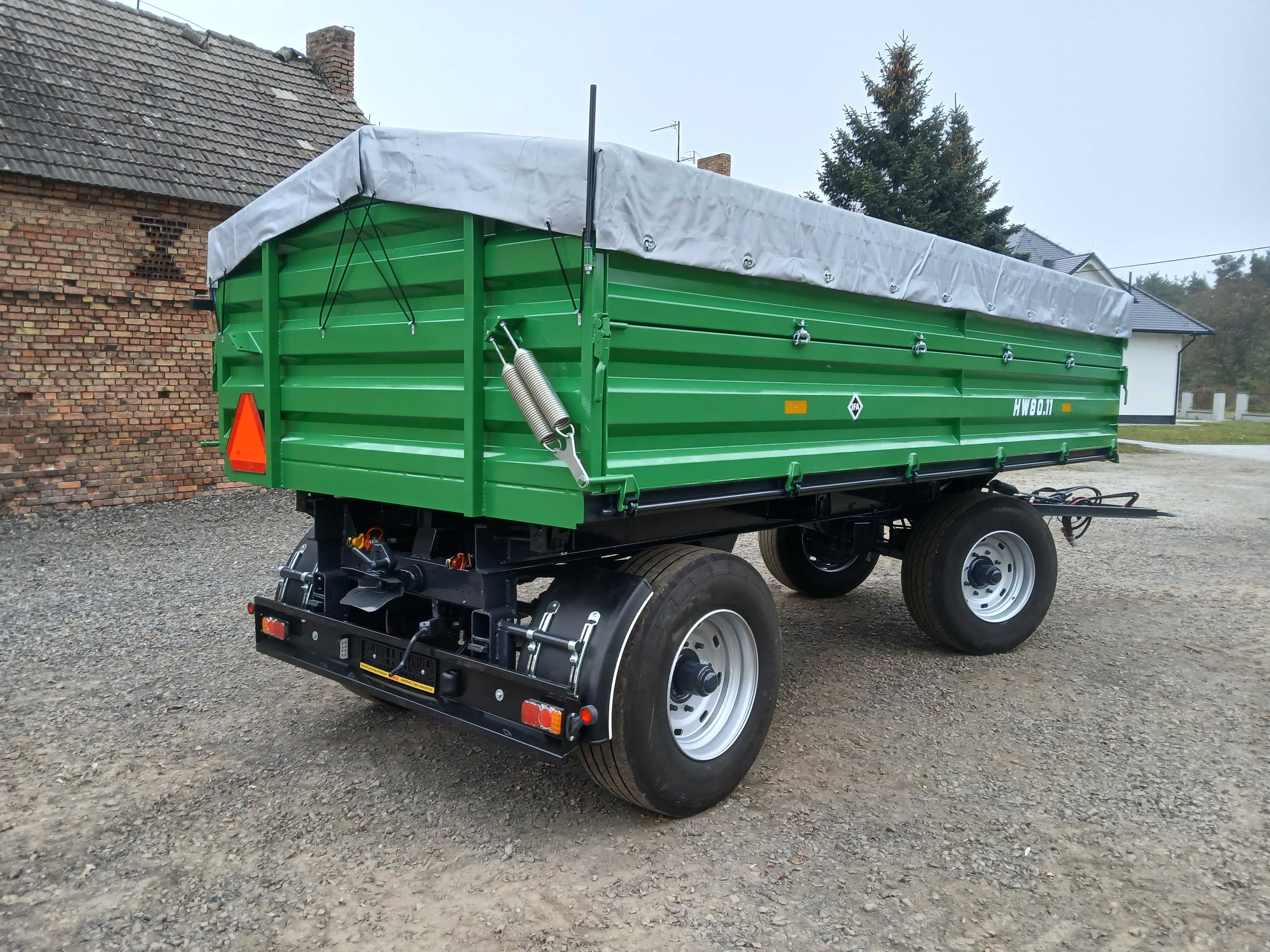 Przyczepa HL 8011  z dokumentami HW 8011