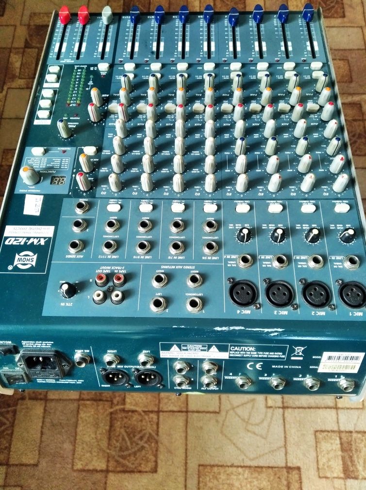 Микшерный пульт MACKIE PROFX16 и SHOW XM12D