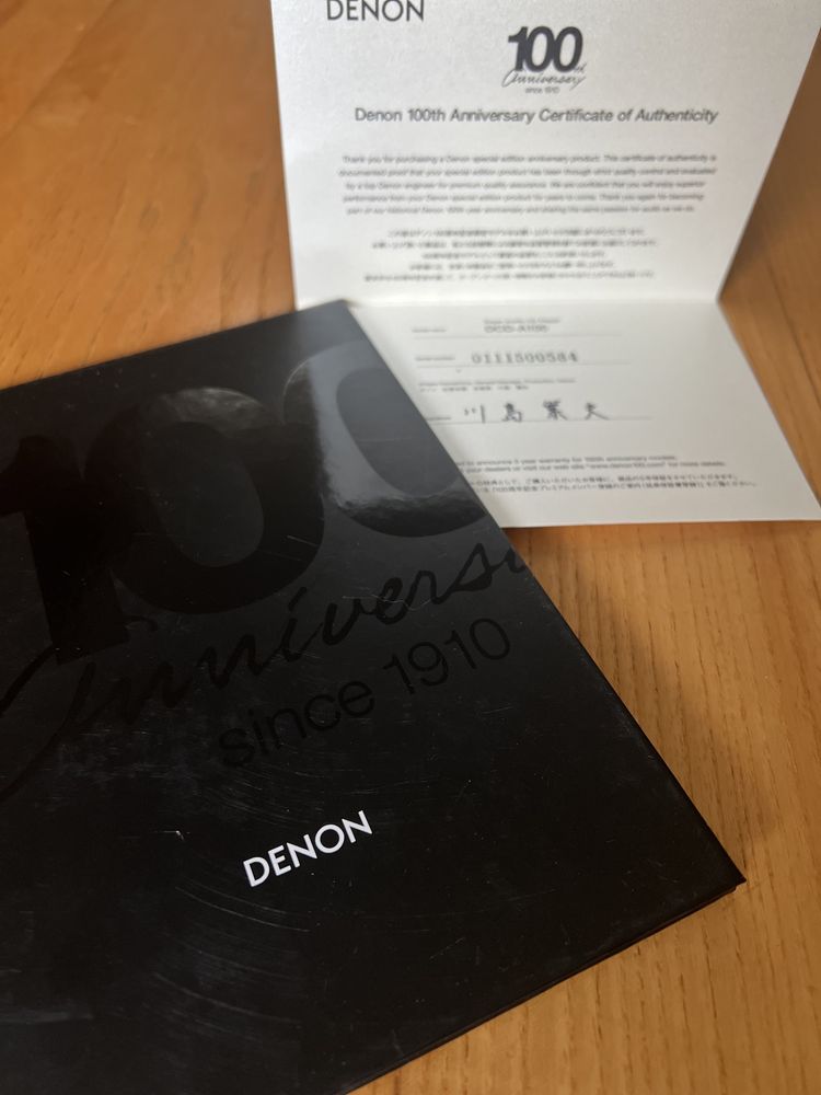 Denon DCD-A100 100th Anniversary SACD/CD Player HI-END